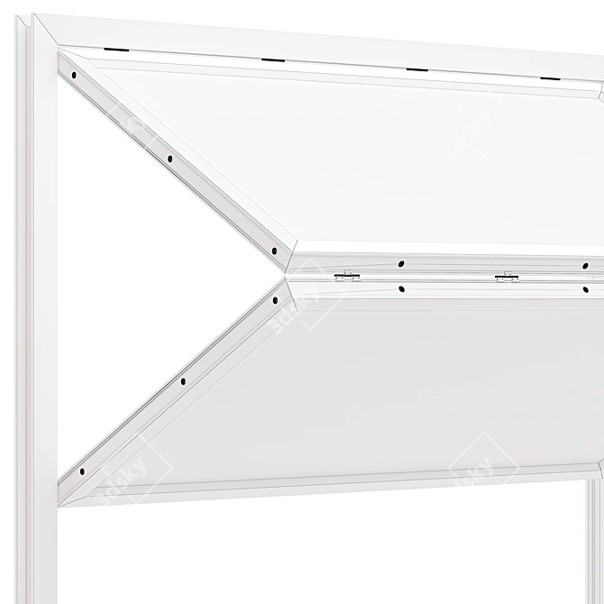 Versatile Operable Awning Window 3D model image 3