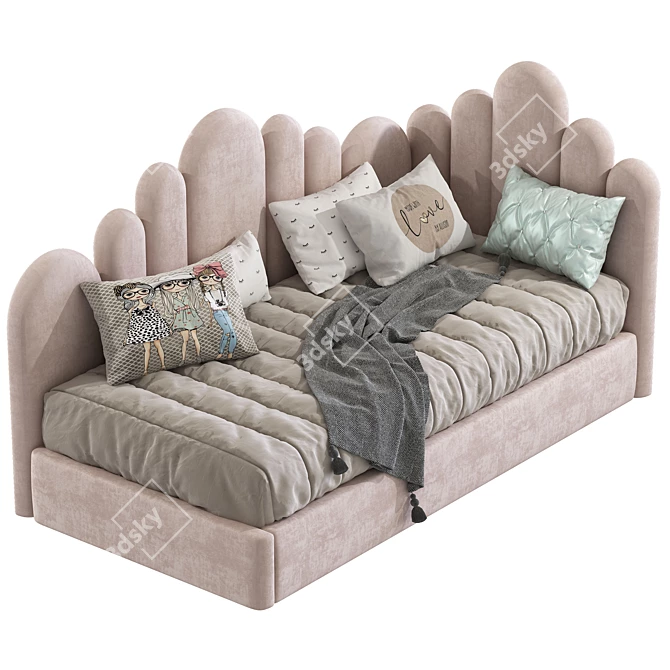 Modern Style Sofa Bed 266 3D model image 2