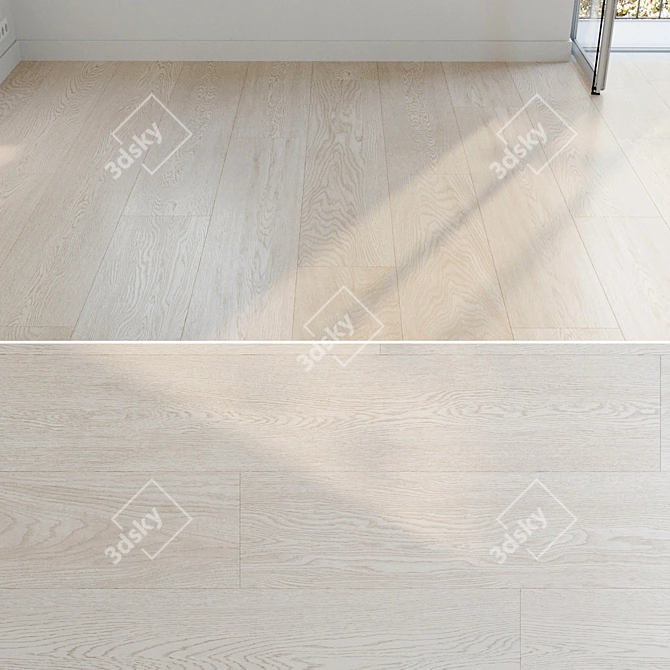 High-Quality Parquet Texture Bundle 3D model image 5