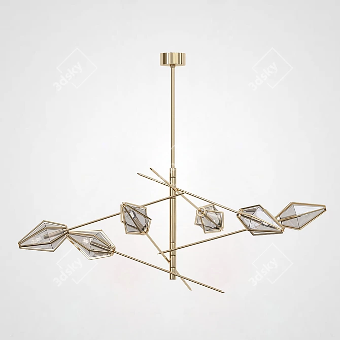 Imperiulmloft Diamond W01 Chandelier 3D model image 2