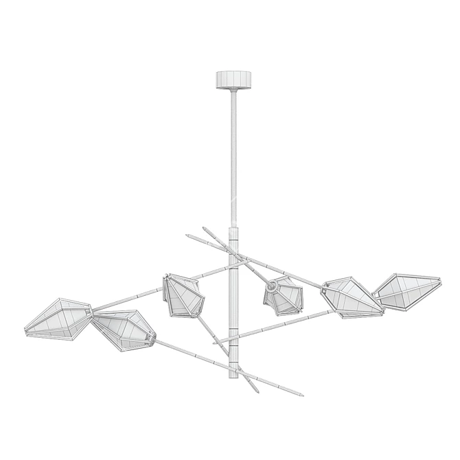 Imperiulmloft Diamond W01 Chandelier 3D model image 3