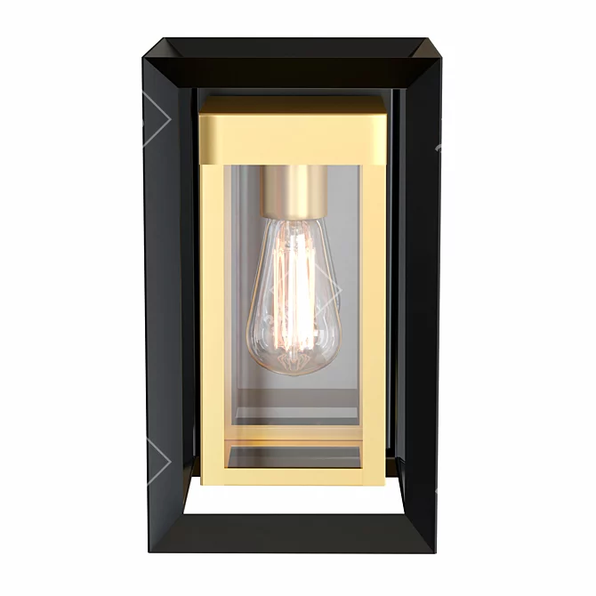 Outdoor Wall Lantern in Corona 3D model image 3