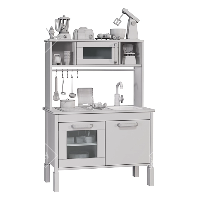 Impressive DUKTIG Play Kitchen 3D model image 5