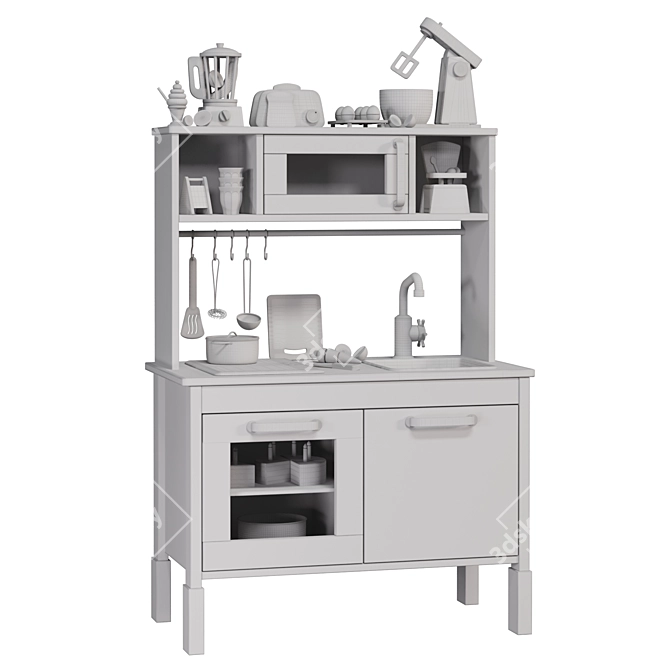 Impressive DUKTIG Play Kitchen 3D model image 6