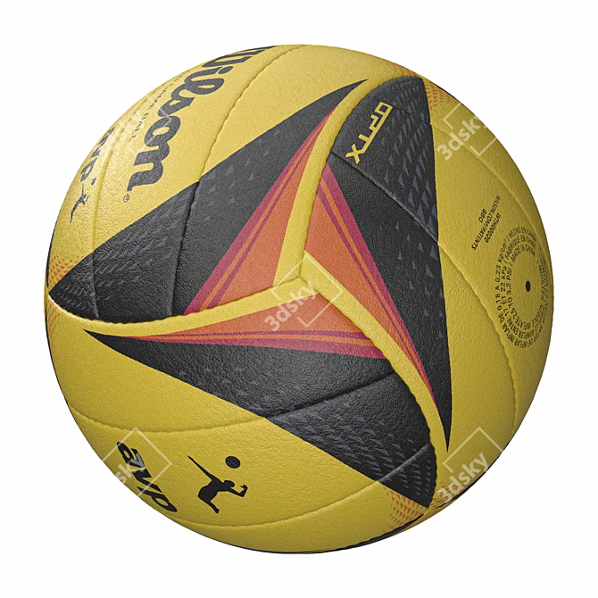 Wilson OPTX AVP Beach Volleyball Ball 3D model image 2