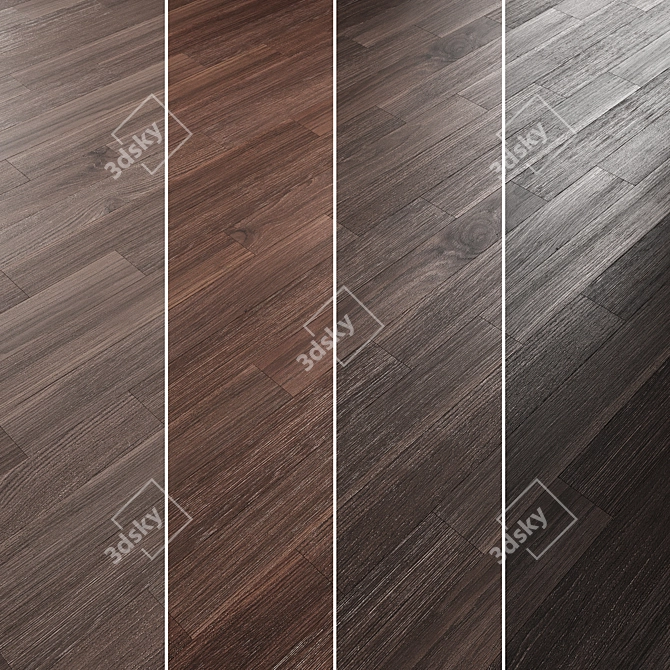 Oak Parquet Selection 017 3D model image 4