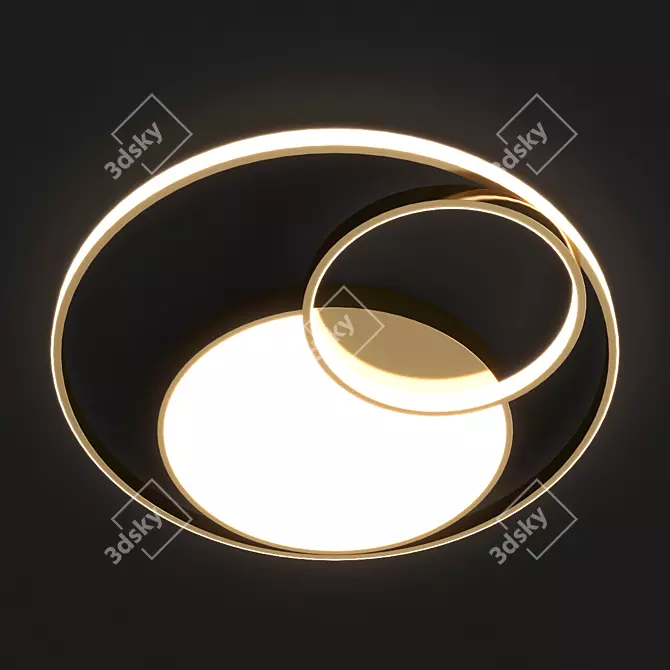 Luxe Medea C Pendant Light 3D model image 2