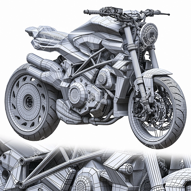 2022 Rush: Exhilarating MV Agusta 3D model image 7