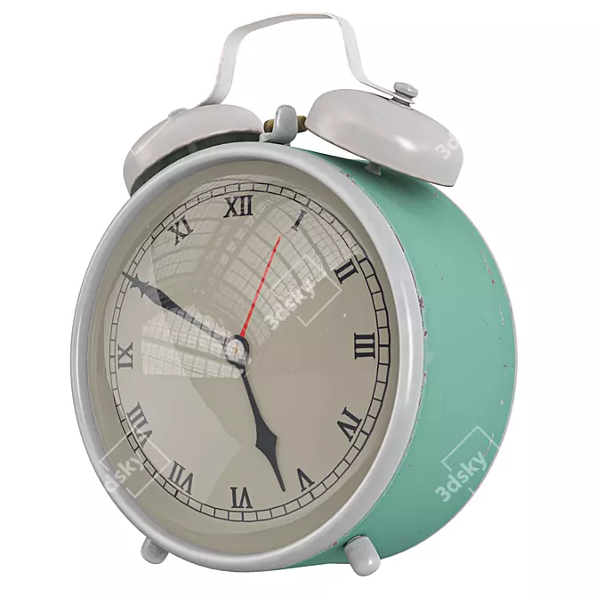 Vintage Russian Alarm Clock 3D model image 1