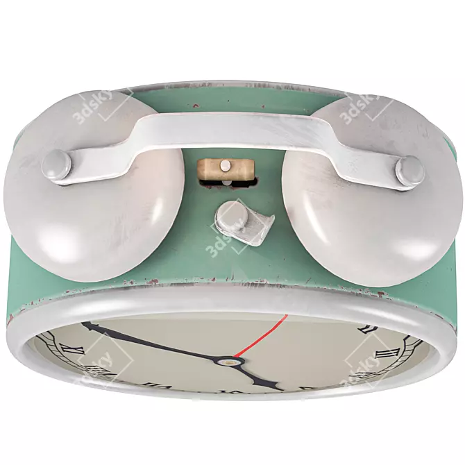 Vintage Russian Alarm Clock 3D model image 3