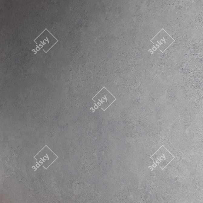 Seamless Decorative Plaster Material 3D model image 2