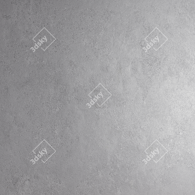 Seamless Decorative Plaster Material 3D model image 4