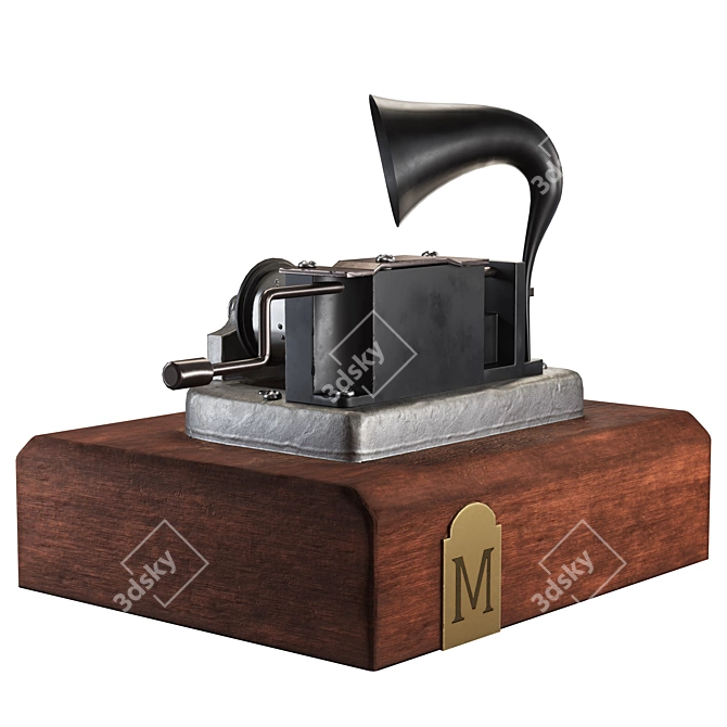 Photorealistic Music Box Model 3D model image 4