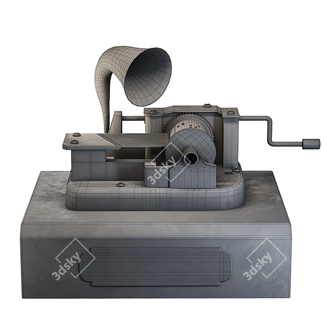 Photorealistic Music Box Model 3D model image 6