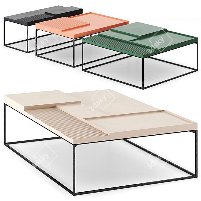 Modern Terrace Table By Linteloo 3D model image 1