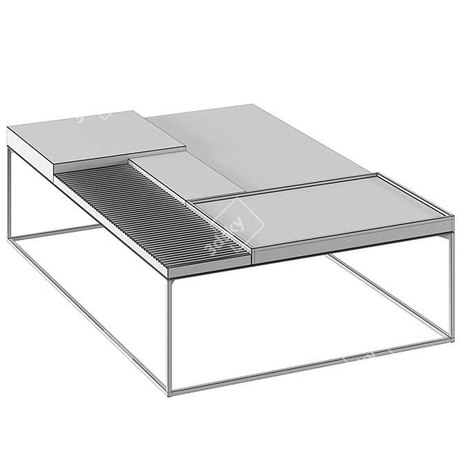 Modern Terrace Table By Linteloo 3D model image 3