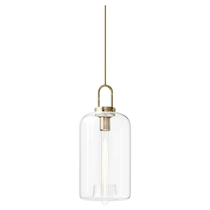 Scandinavian Style Pendant Light 3D model image 1