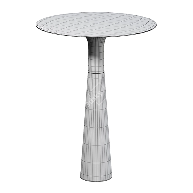 Modern Leaf Coffee Table Design 3D model image 2