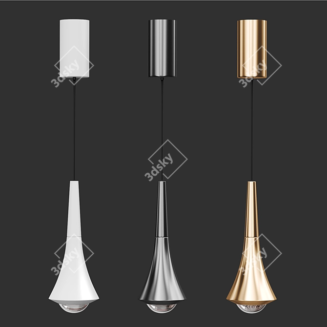 Modern Design Lamp ILMAR 3D model image 2