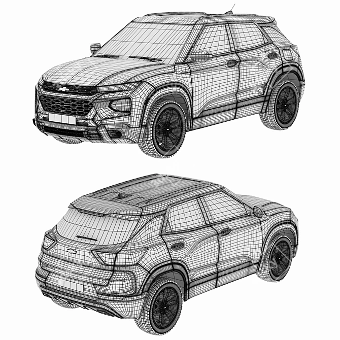 Chevrolet Trailblazer 2022 - 3D Model 3D model image 7