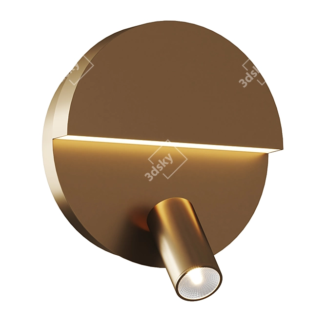  Arnsberg Mario Bronze Wall Sconce 3D model image 2