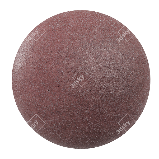 PBR Concrete Seamless HD Textures 3D model image 1