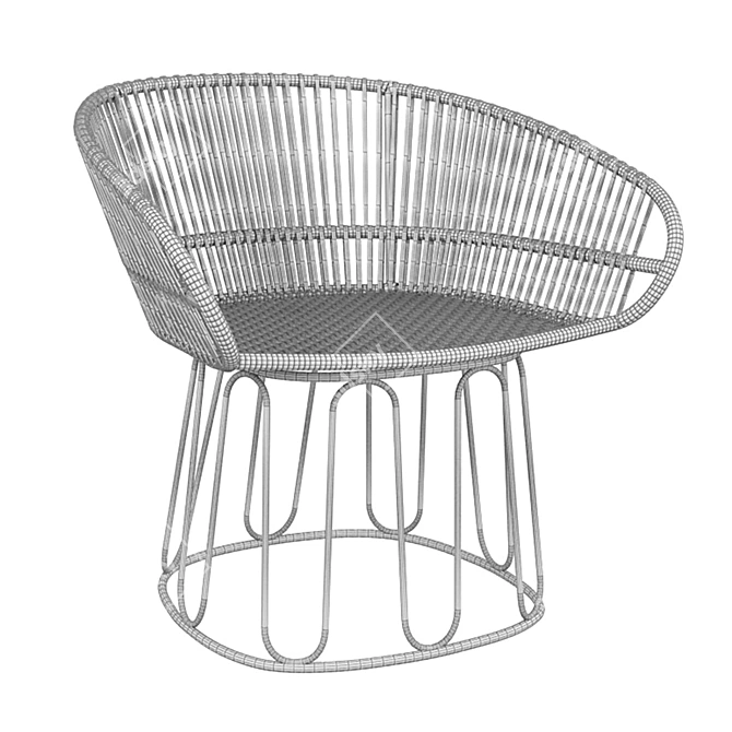 Modern 4.2 Vray Lounge Chair 3D model image 4