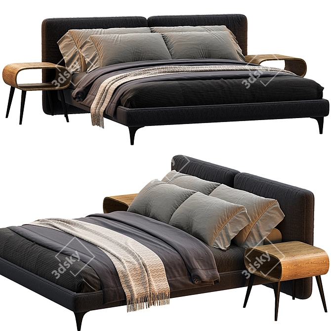 Tatlin Cover Bed 3D Model 3D model image 1