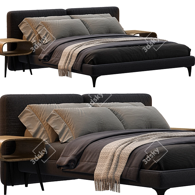 Tatlin Cover Bed 3D Model 3D model image 2