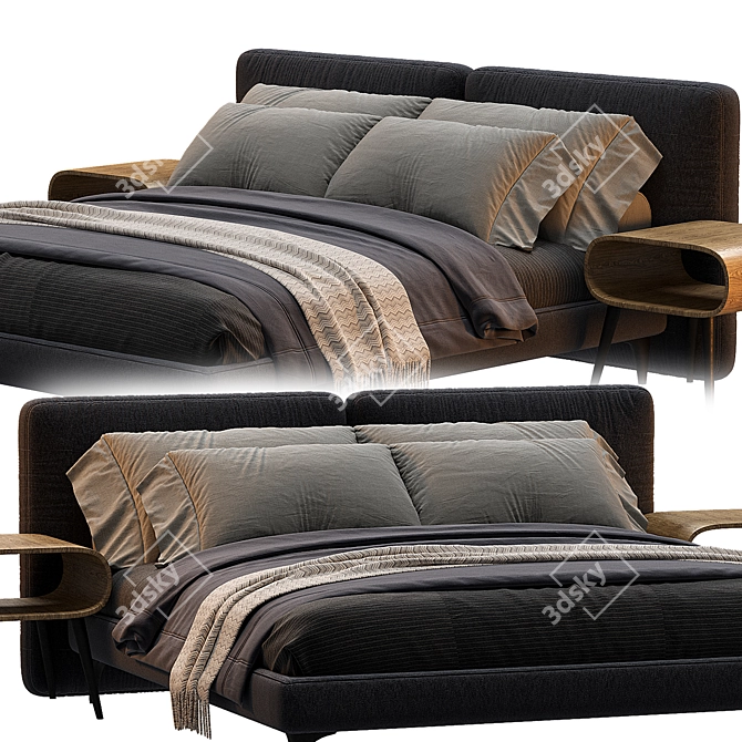 Tatlin Cover Bed 3D Model 3D model image 4