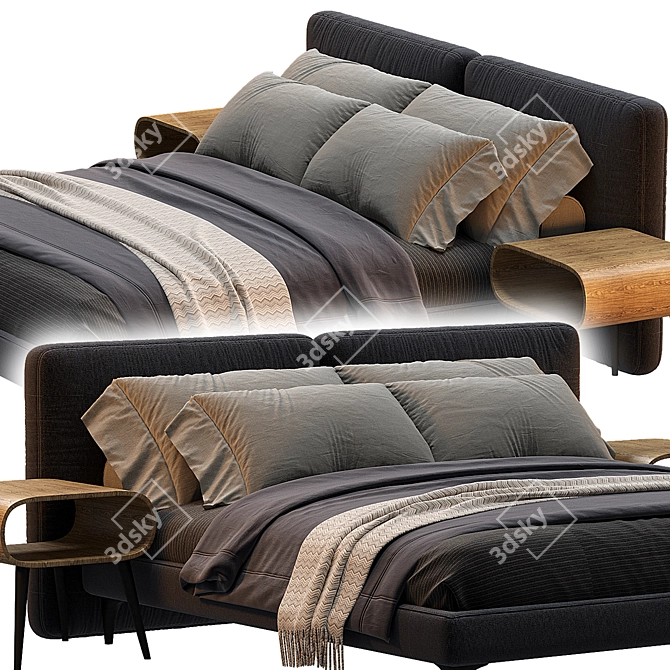 Tatlin Cover Bed 3D Model 3D model image 5