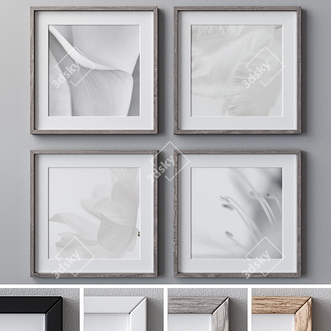 Large Wall Art Set 2037 3D model image 1