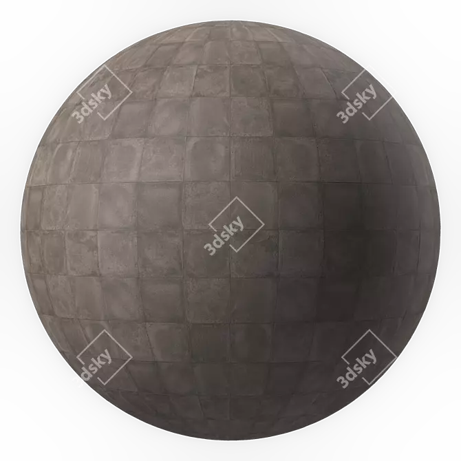 Artisan Slate Texture Seamless Tiles 3D model image 3