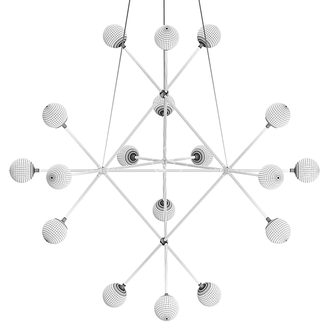 Sonneman Proton Beta LED Pendant 3D model image 1