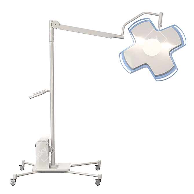 HYLED 9500M Surgical Light 3D model image 3