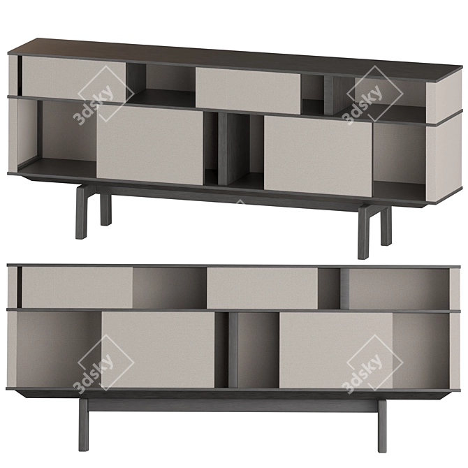 Lloyd TEX Fabric Sideboard 3D model image 1