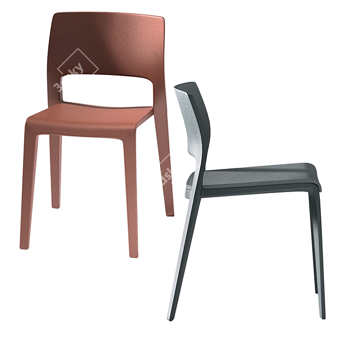  Sleek Arper Juno Chair 3D model image 4