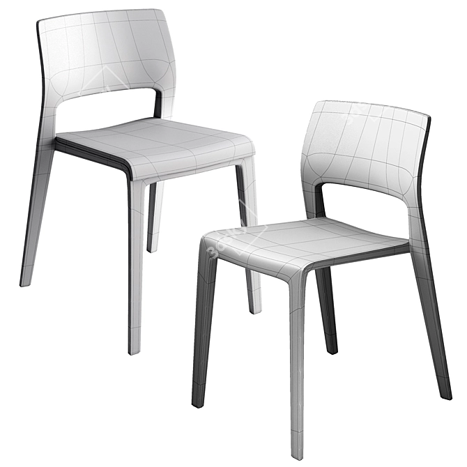  Sleek Arper Juno Chair 3D model image 5