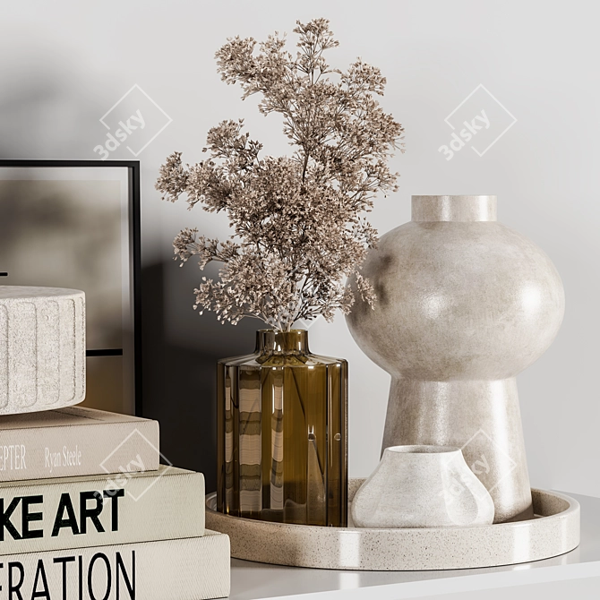 Elegant Decor Set for 3D 3D model image 2