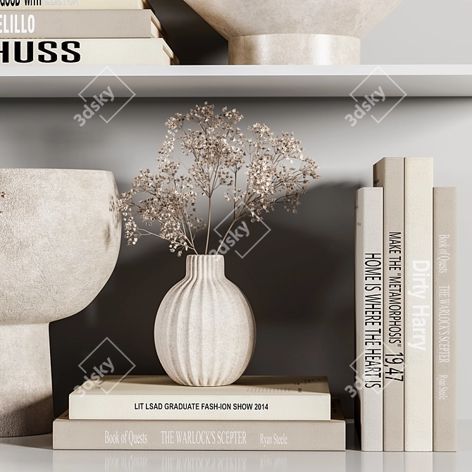 Elegant Decor Set for 3D 3D model image 6