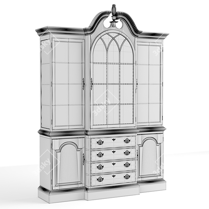 Timeless Cabinet Duo Pack 3D model image 4