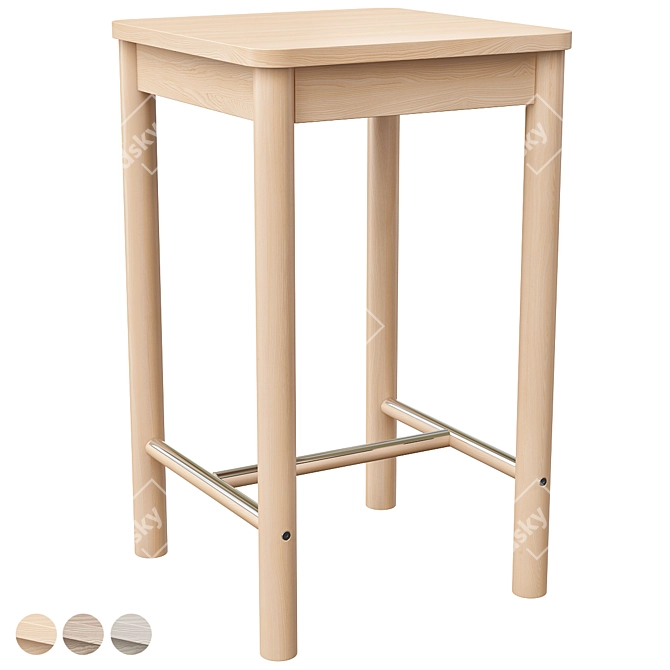 Birch Bar Table 29.5" IKEA 3D model image 1