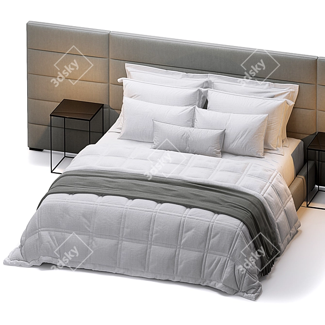 Modena Bed Frame 3D model image 3