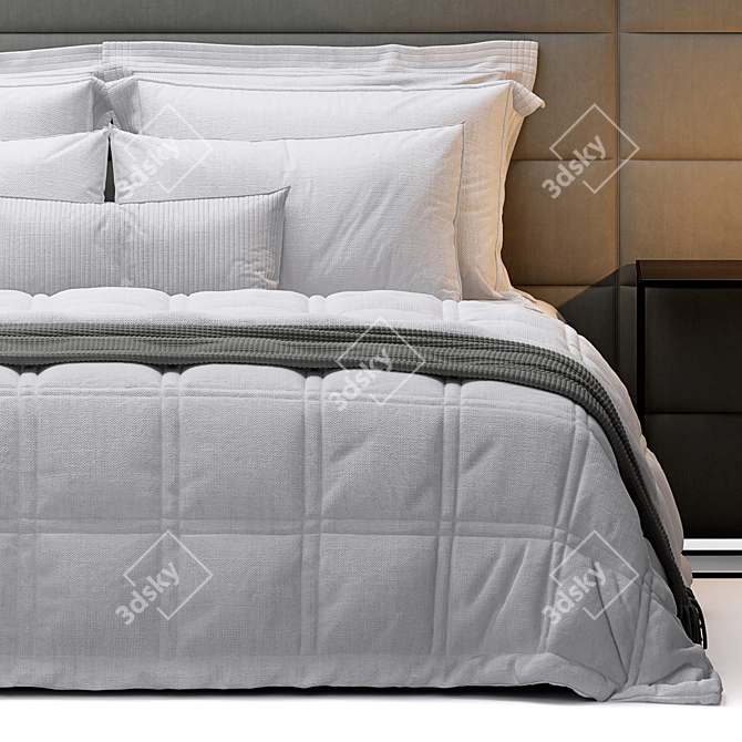 Modena Bed Frame 3D model image 5