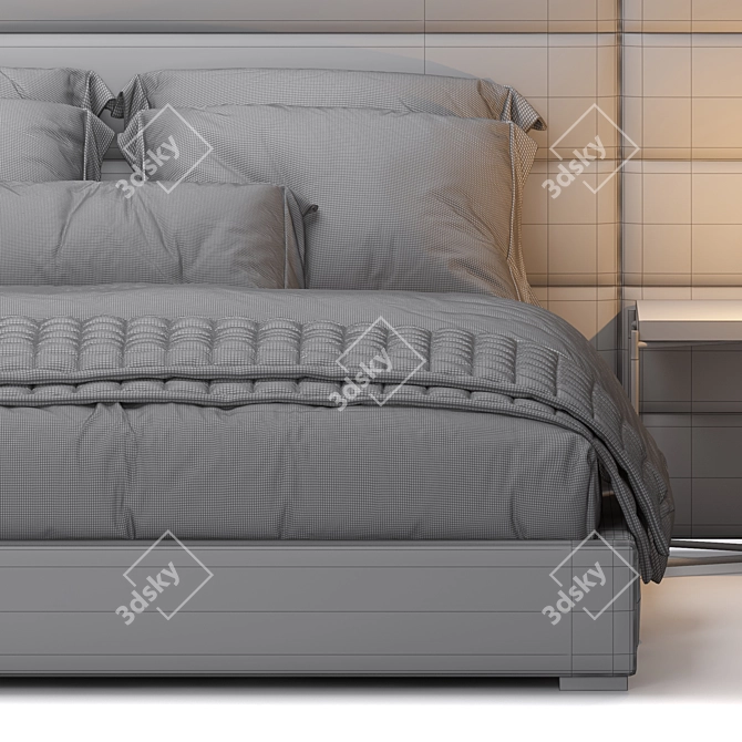 Modena Bed Frame 3D model image 6