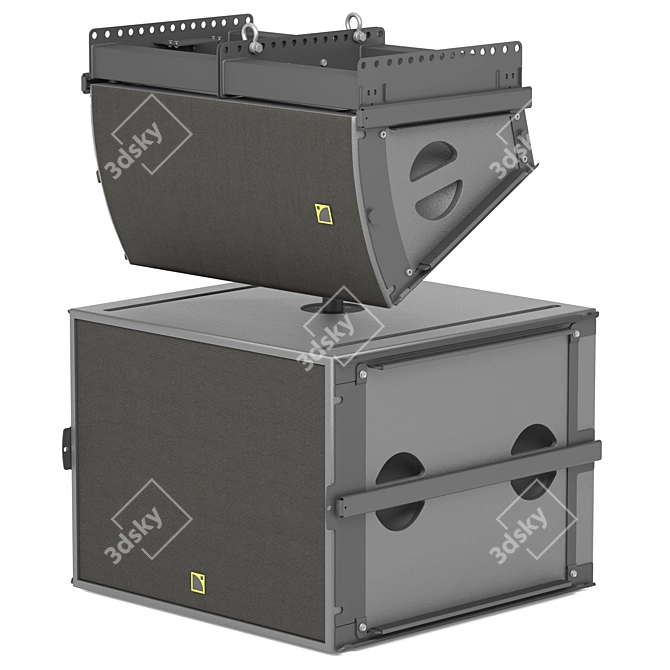 Premium L-Acoustics Concert Sound System 3D model image 1