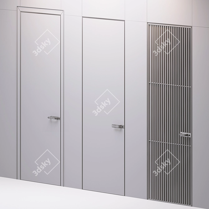 Modern Italian Designed Interior Doors 3D model image 6