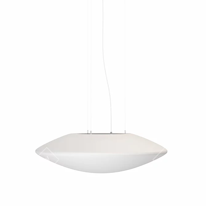 Oval 75cm m3light Fixture 3D model image 1