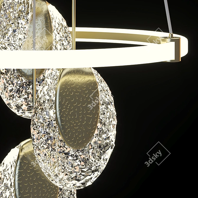 Ceres Ring LED Chandelier 3D model image 3