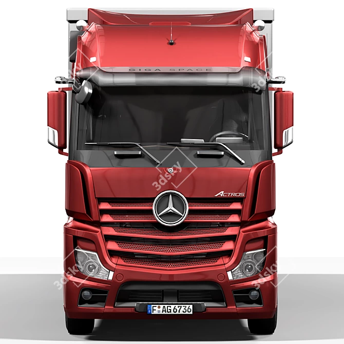 New Actros Model By Farokh 3D model image 2